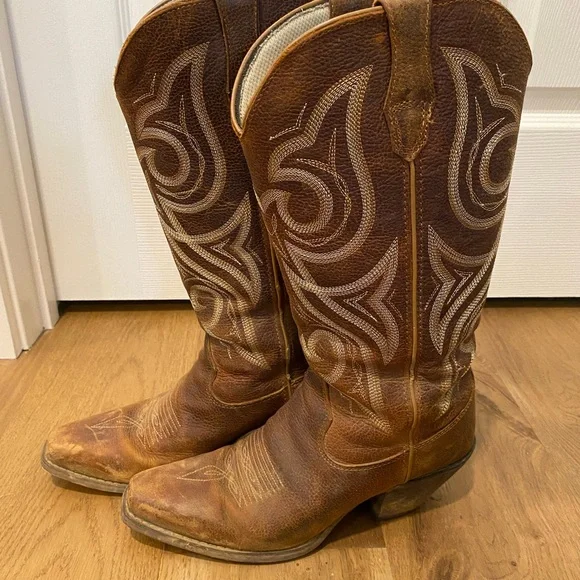 Durango Women's Brown Western Boots - Picture 2 of 8